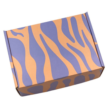 Gift Box - purple and orange