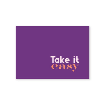 Take it easy gift card