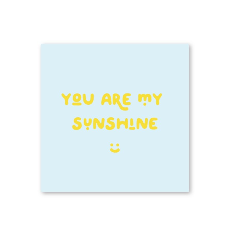 You are my sunshine gift card